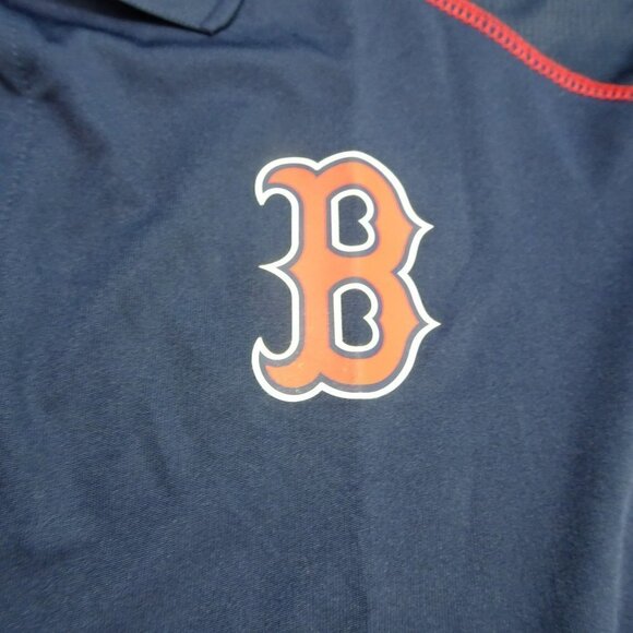 MLB Boston Red Sox Blue Polo TX3 Cool T-Shirt Size XL - Picture 5 of 6